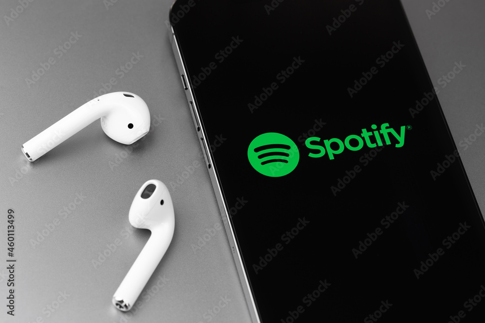 Spotify airpods hot sale