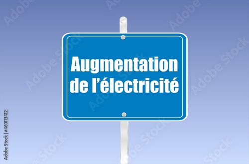 panneau augmentation de l'électricité