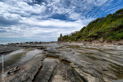 Beautiful landscape of the Moffat Beach, Queensland, Australia photo