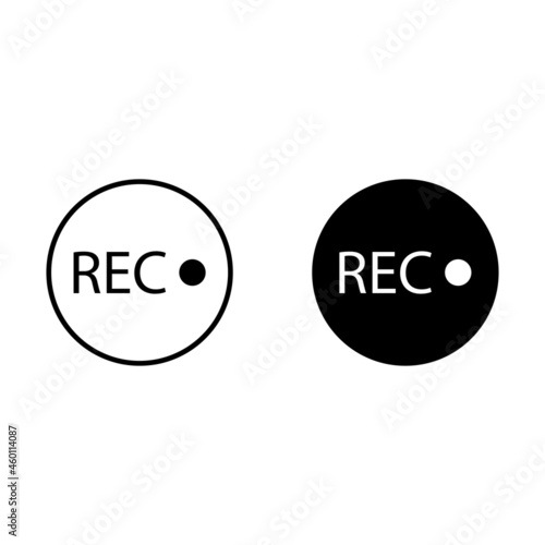 Vector rec icon