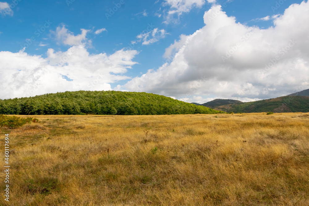 Peaceful mountain landscape. Albanian nature