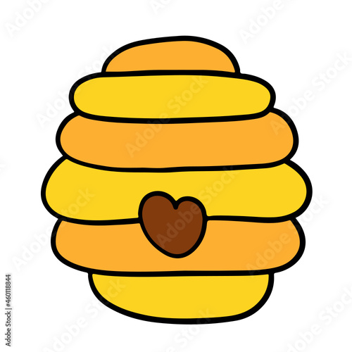 beehive illustration