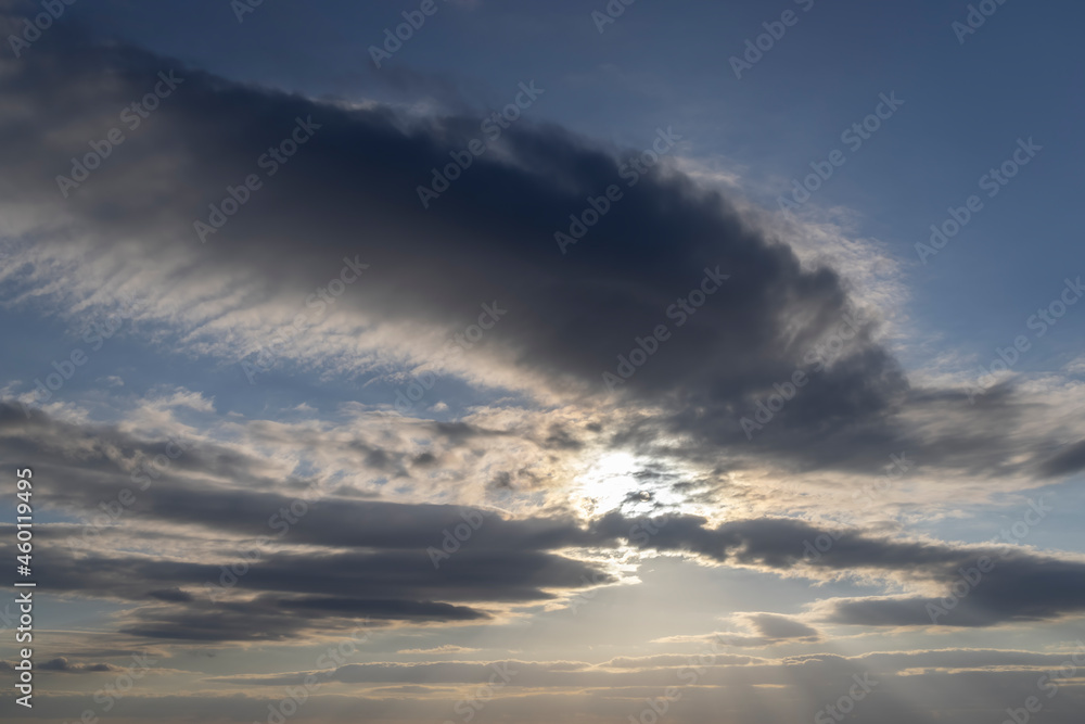 Fototapeta premium blue sky with clouds as background