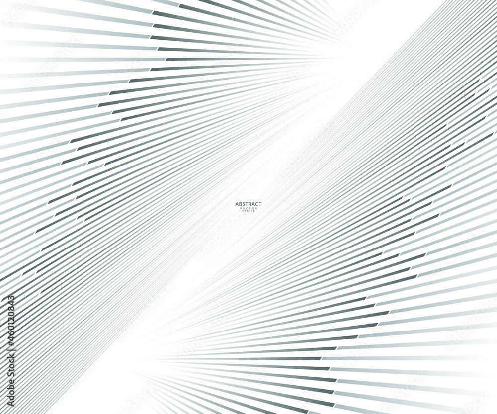 Naklejka premium Striped texture, Abstract warped Diagonal Striped Background, wave lines texture. Brand new style for your business design, vector template for your ideas