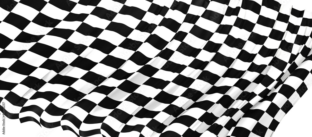 Fototapeta premium checkered flag, end race background