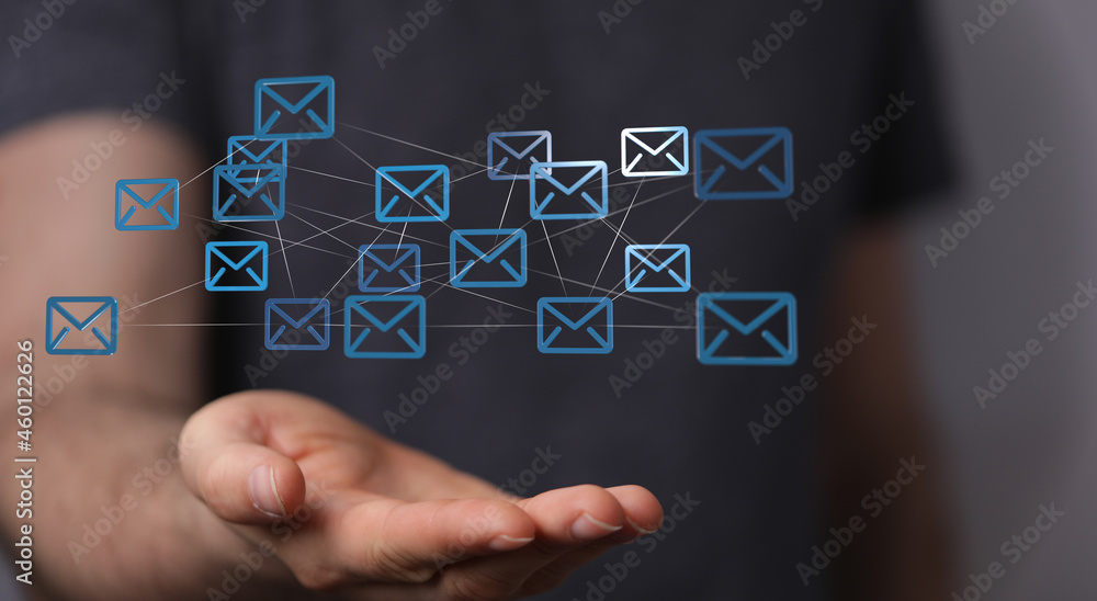 Email Inbox Electronic Communication Graphics Concept Email Inbox Electronic Communication Graphics Concept