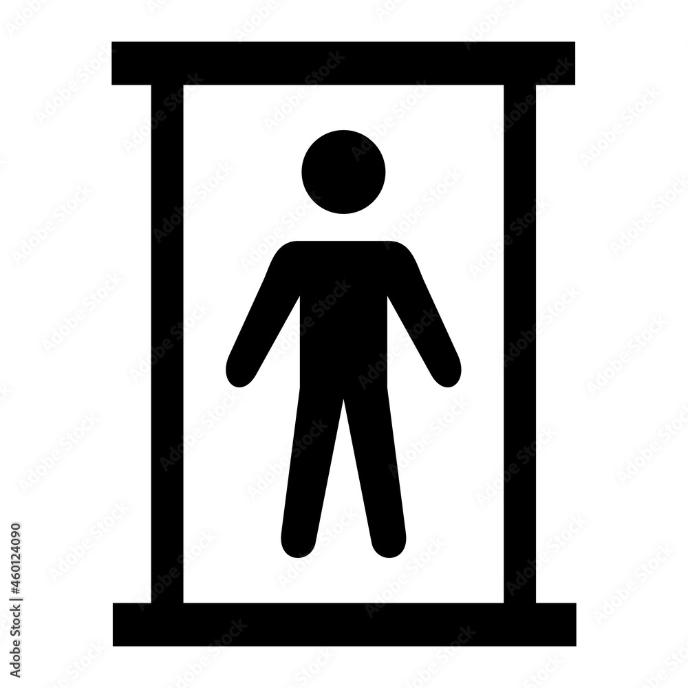 Vector Body Scan Glyph Icon Design Vector Body Scan Glyph Icon Design