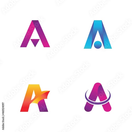 A Letter icon Template