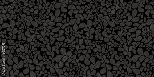 Stylish organic and botanical background. Seamless pattern.Vector. スタイリッシュ有機的パターン