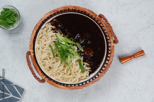 jajangmyeon Korean Instant Noodle with Black Bean Sauce