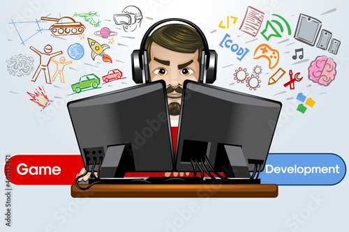 Game development, sound testing and application adaptation.
