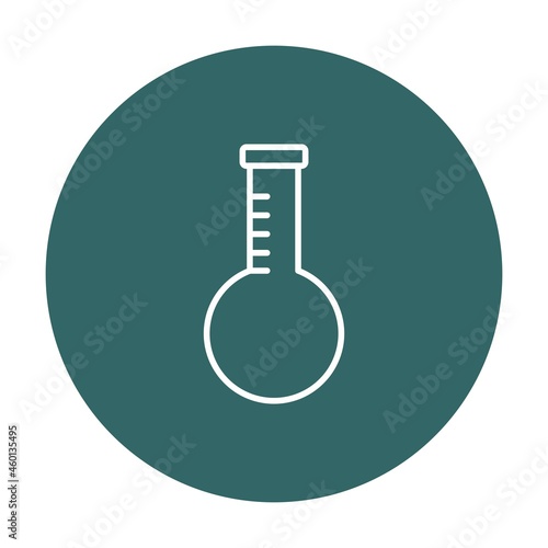 Drug glass Vector Line Multicolor Icon Design