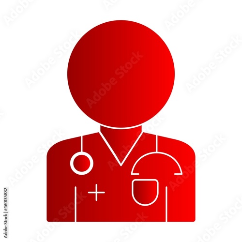  Docter Vector Glyph Gradient Icon Design
