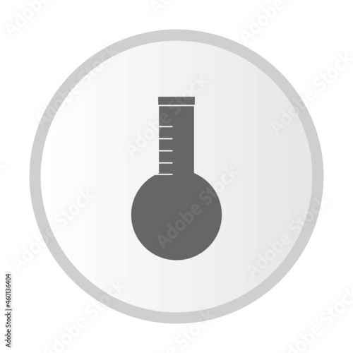 Drug glass Vector Glyph Circle Icon Design