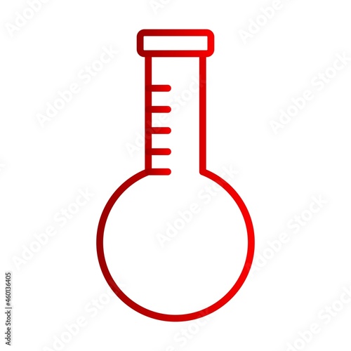 Drug glass Vector Line Gradient Icon Design