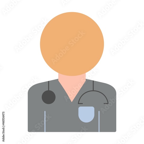 Docter Vector Flat Icon Design