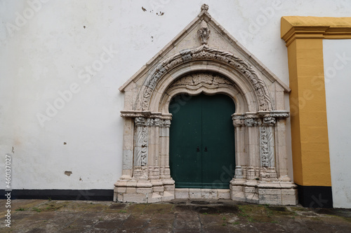 Gate of the Igreja Matriz of Praia da Vitoria  Terceira island  Azores