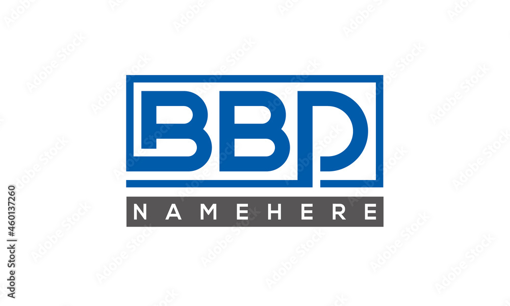 BBD creative three letters logo BBD creative three letters logo
