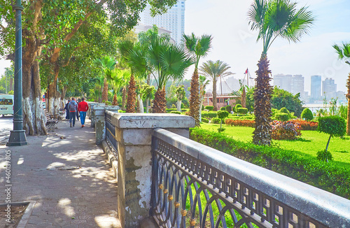 Corniche embankment, Cairo, Egypt photo