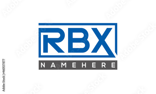 RBX creative three letters logo