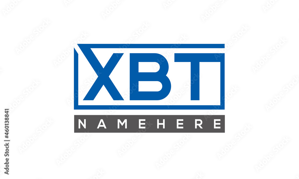 XBT creative three letters logo XBT creative three letters logo