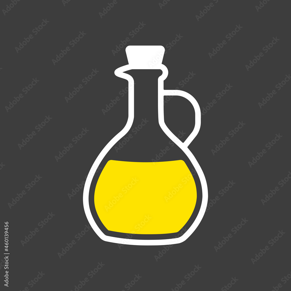 Olive Oil Glass Jug Pitcher vector icon Olive Oil Glass Jug Pitcher vector icon