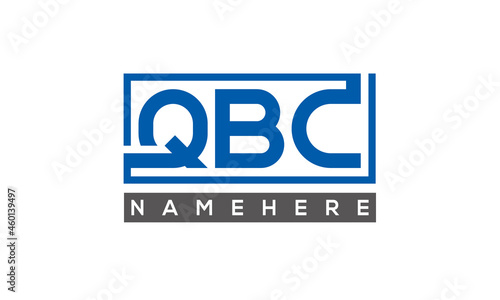 QBC creative three letters logo