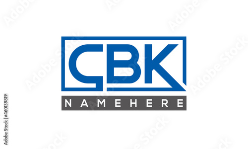 CBK creative three letters logo