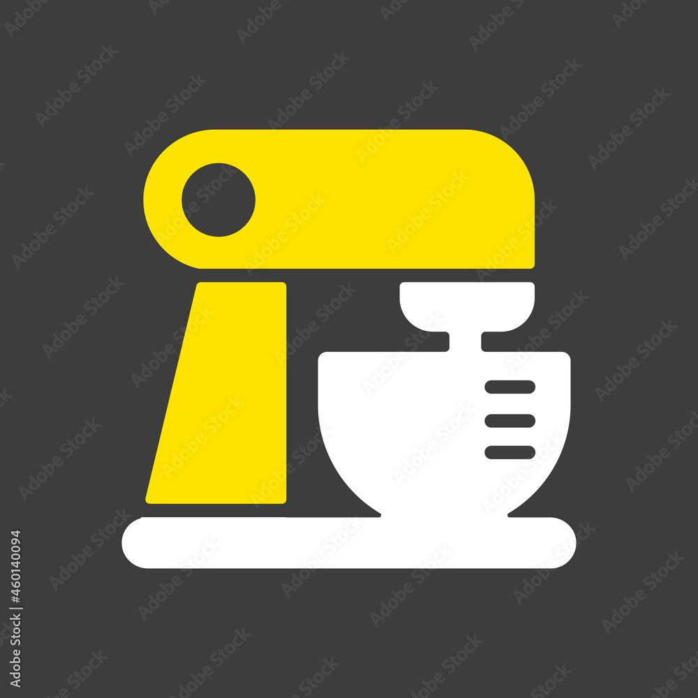 Food processor icon. Mixing. Electric kitchen appliance