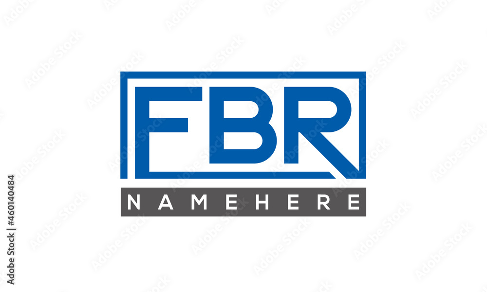 FBR creative three letters logo FBR creative three letters logo