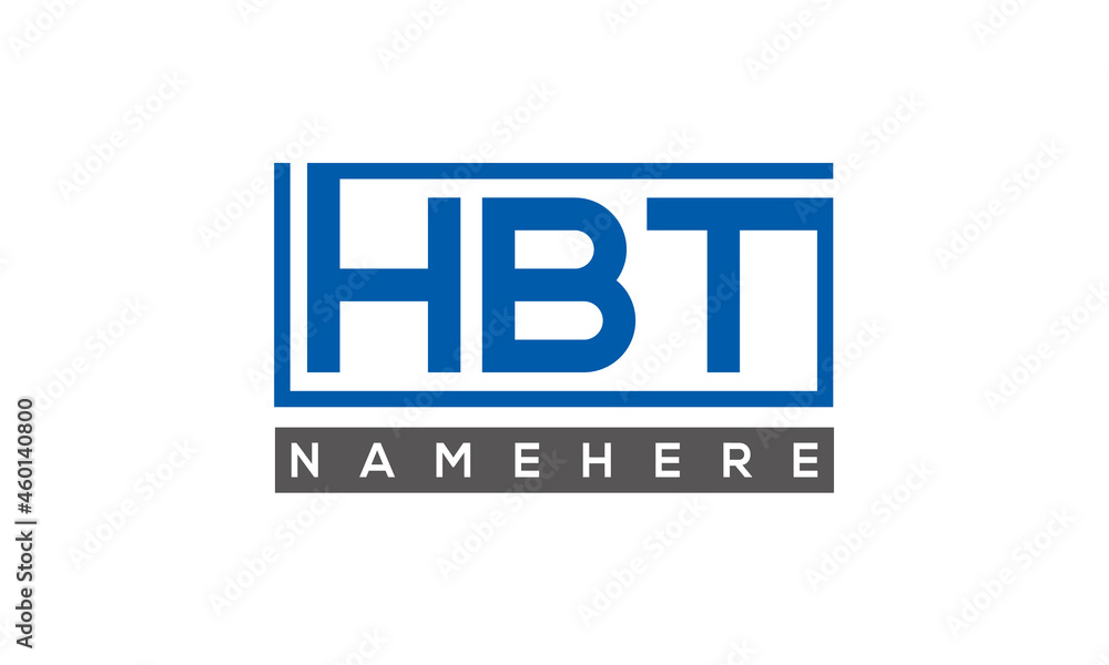 HBT creative three letters logo HBT creative three letters logo