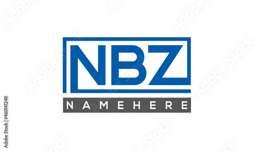NBZ creative three letters logo 