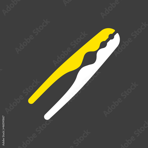 Nutcracker pliers vector icon. Kitchen appliances