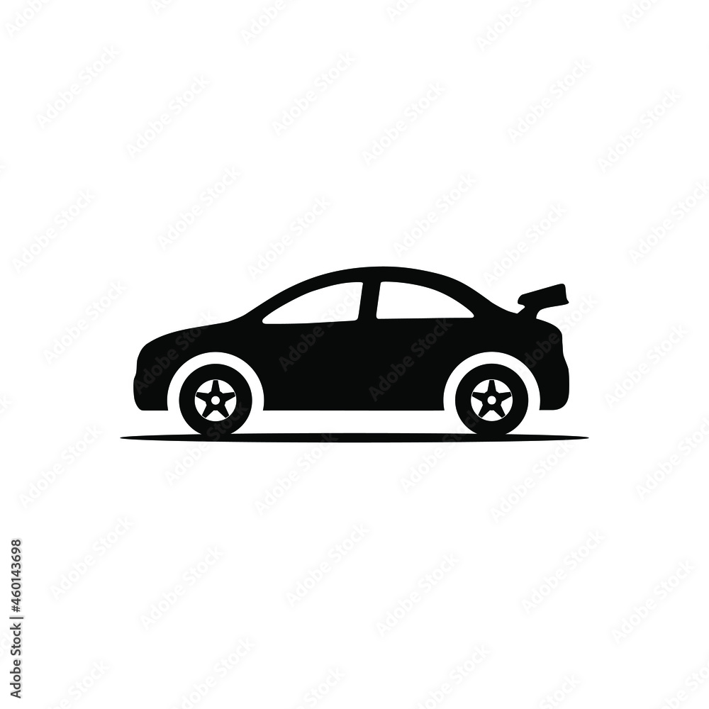 Car icons, Car vector illustration, Car icon isolated on white background, Car icon simple sign