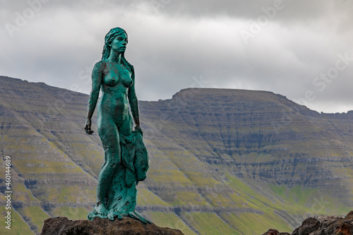 Faroe Islands-Kalsoy-Mikladalur-Seal Woman photo