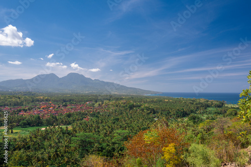 View on Mount Lempuyang on Bali island near Agun volcano, Indonesia © Aliaksandr