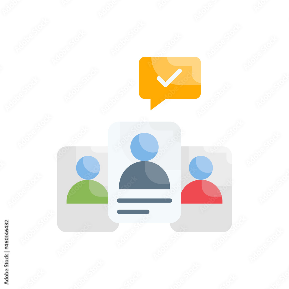 Recruitment vector flat icon style illustration. EPS 10 file Recruitment vector flat icon style illustration. EPS 10 file