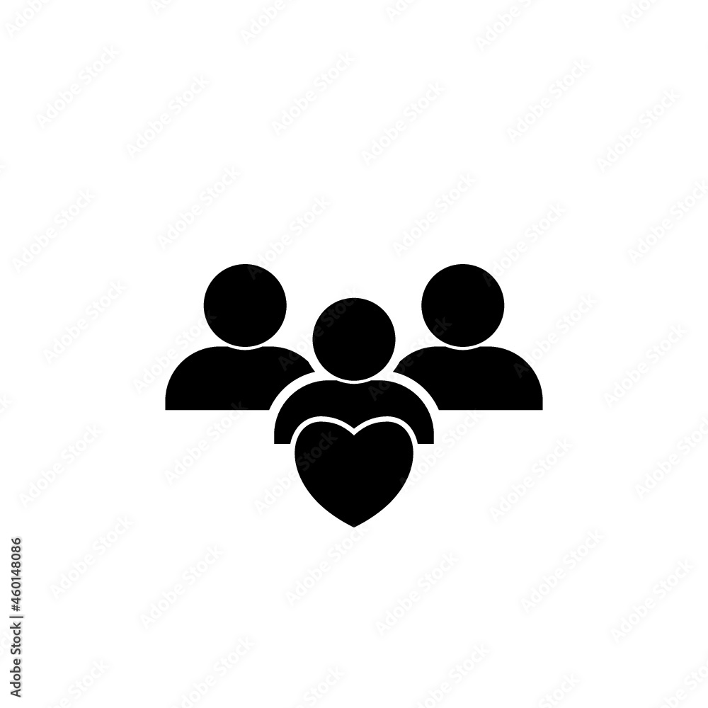 Users group icon isolated on white background Users group icon isolated on white background