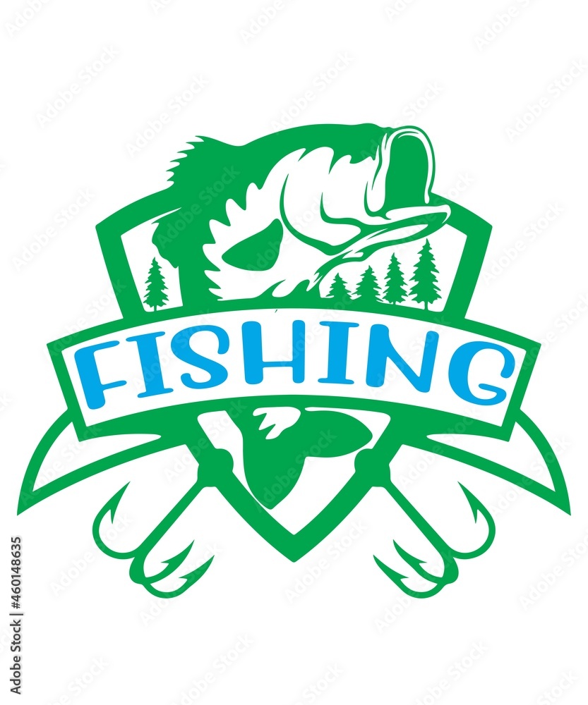 Fishing SVG T-shirt design Fishing SVG T-shirt design