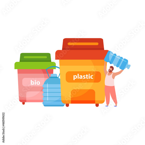 Sorting Trash Concept