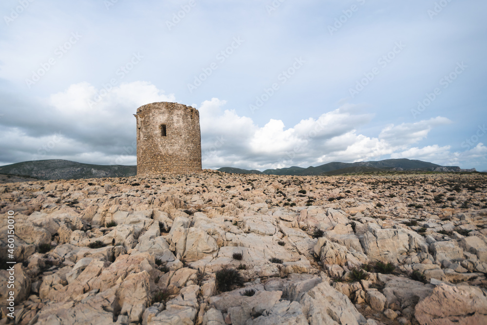 The tower of Cala Domestica 
