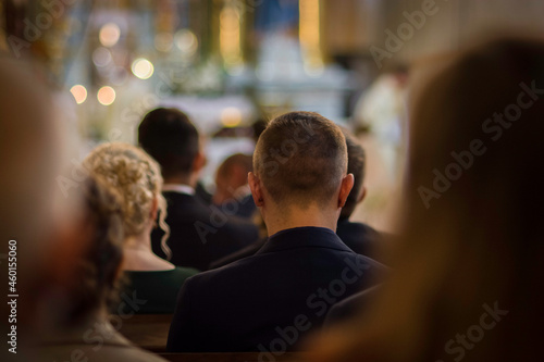 people in church