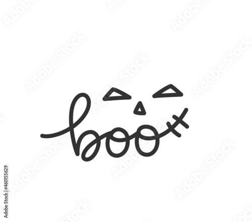 Boo lettering