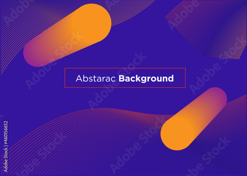 Capsule abstract background with lines. Minimal line style.
Layout design.