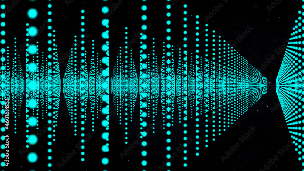  glowing abstract digital particles background. Technology background concept. Abstract background.