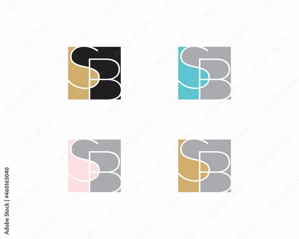 S and B letters Logo Vector 001 S and B letters Logo Vector 001