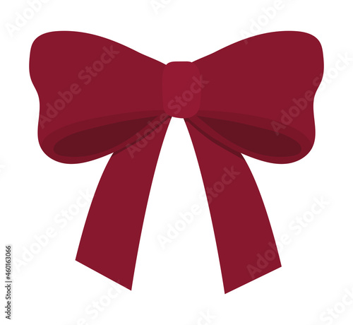 pretty crimson bow