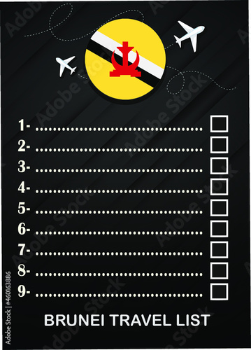 Brunei travel list brochure 