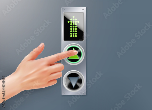 Elevator Dashboard Illustration