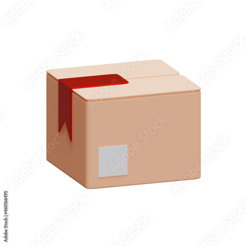 Black Friday 03 Package 3D Rendering Illustration Element